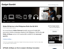 Tablet Screenshot of gadgetgambit.com